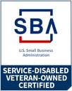 U.S. Small Business Administration certified Service-Disabled Veteran-Owned Small Business (SDVOSB)